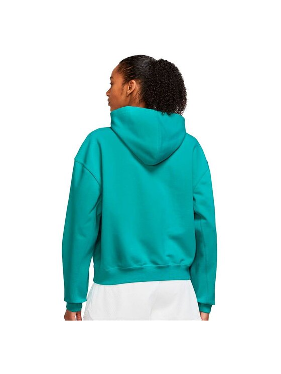 Nike Nike Bluza W NKCT DF FLC HERITAGE HOODIE DC3580-392 Zielony Regular Fit