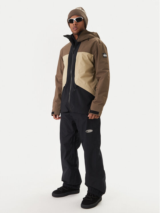 Quiksilver Quiksilver Pantaloni pentru snowboard Hight Altitude Gore-Tex EQYTP03216 Negru Regular Fit