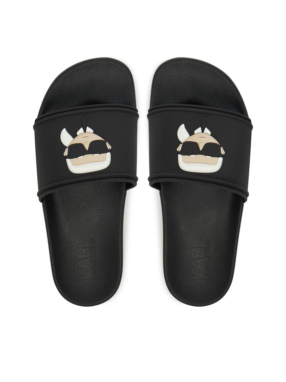KARL LAGERFELD KARL LAGERFELD Klapki Kondo 2.0 KL80905A Czarny