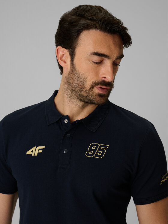 4F 4F Polo MOTOSPORTS 2026 Granatowy