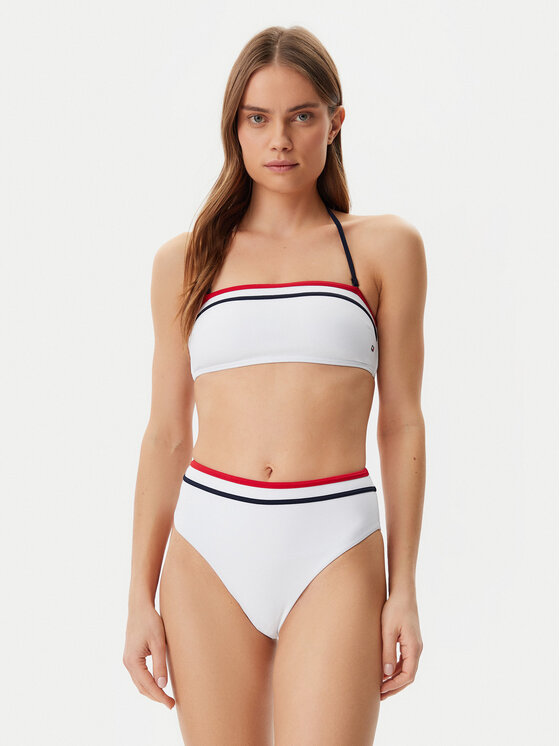 Tommy Hilfiger Tommy Hilfiger Gornji dio kupaćeg kostima UW0UW05873 Bijela