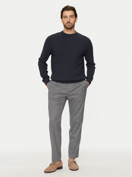 Bugatti Bugatti Sweater 7400 65521B Sötétkék Regular Fit