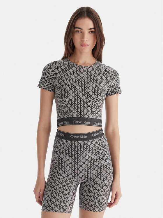 Calvin Klein Underwear Calvin Klein Underwear Футболка LV00QF8487 Сірий Slim Fit