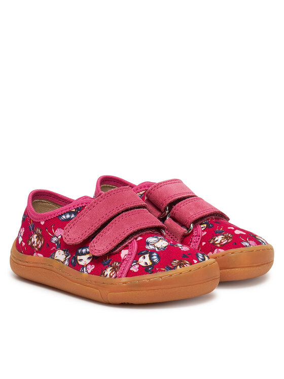 Froddo Froddo Papuče Barefoot Canvas G1700379-32 M Ružičasta