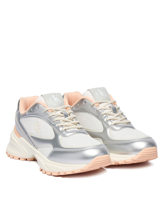 Calvin Klein Calvin Klein Sneakersy Hike Runner Lace Up Mesh Mix Met YW0YW02063 Barevná