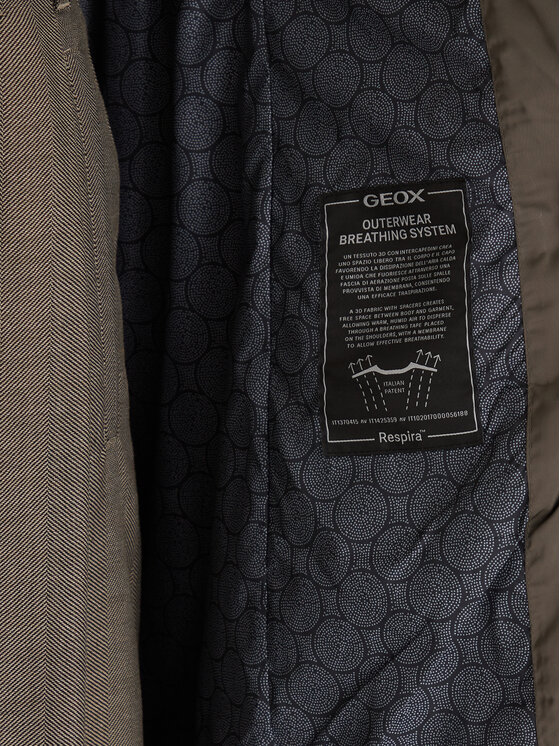 Geox Geox Žieminis paltas Bettanie W5626H T3122 F3236 Žalia Regular Fit
