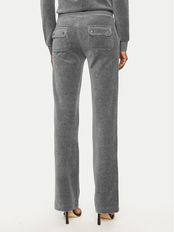 Juicy Couture Juicy Couture Долнище анцуг Del Ray JCAP180 Сив Regular Fit