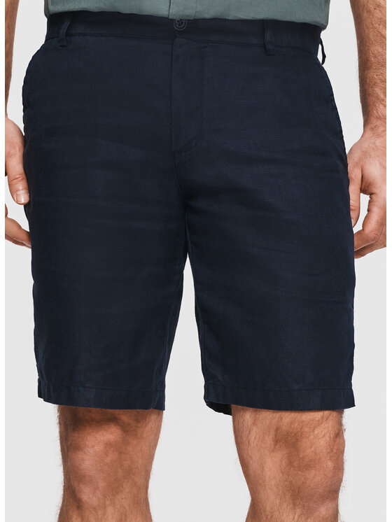 Pako Lorente Pako Lorente Szorty materiałowe P26SF-WS-006 Granatowy Classic Fit