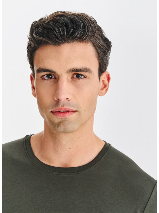 Pako Lorente Pako Lorente T-Shirt P000B-TT-005 Zielony Regular Fit