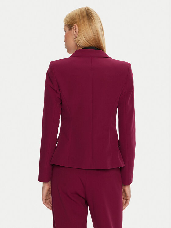 Rinascimento Rinascimento Marynarka CFC0119983003 Bordowy Regular Fit
