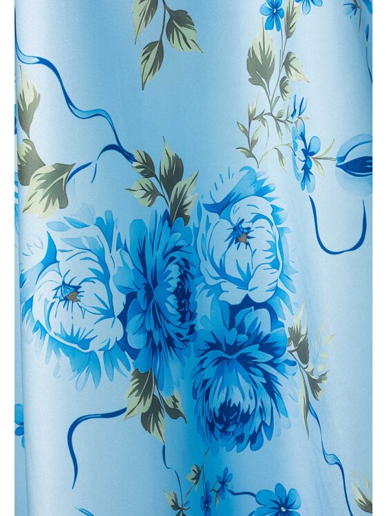 Ombre Ombre Sukienka wieczorowa LA-OM-DLR353 Niebieski A-Line Fit
