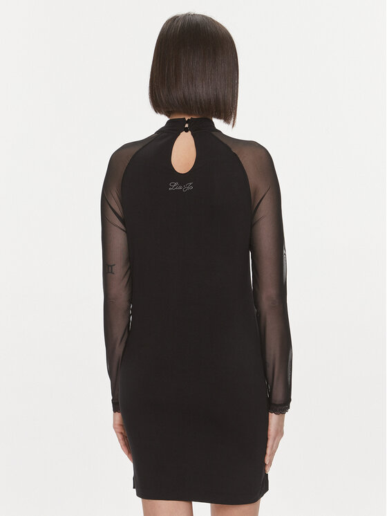 Liu Jo Liu Jo Φόρεμα κοκτέιλ 5F3120 J5360 Μαύρο Regular Fit