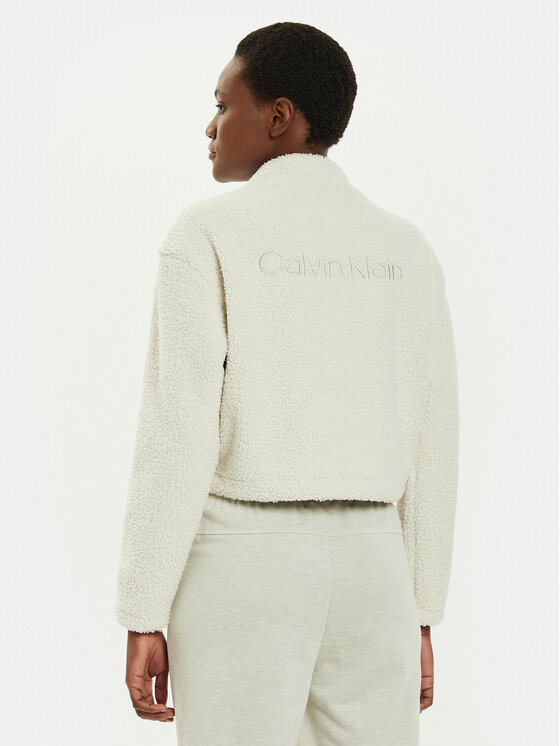 Calvin Klein Performance Calvin Klein Performance Pulóver 00GWF4W307 Bézs Regular Fit