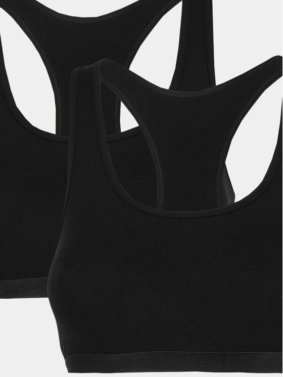 4F 4F Set di 2 reggiseni top 4FWMM00UBRAF034 Nero