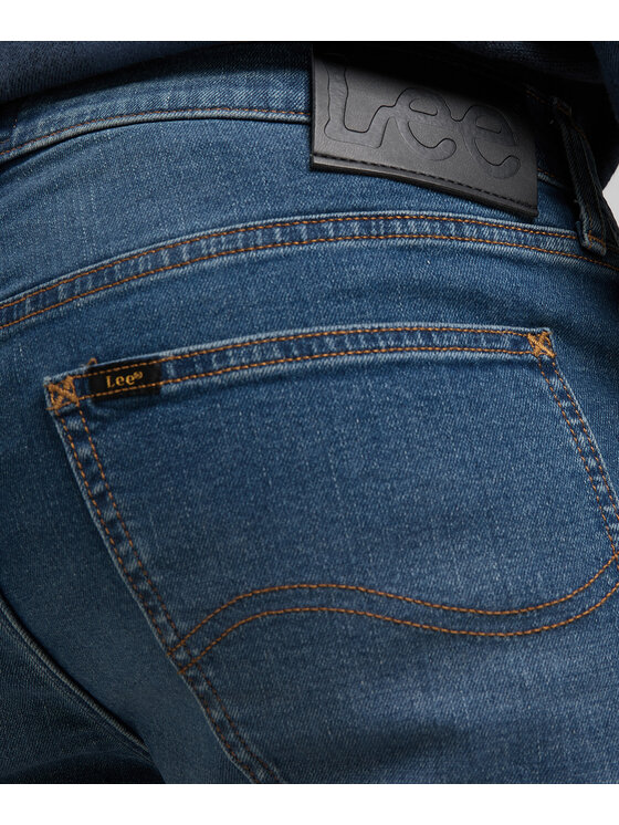 Lee Lee Jeansy DAREN ZIP FLY Niebieski Straight Fit