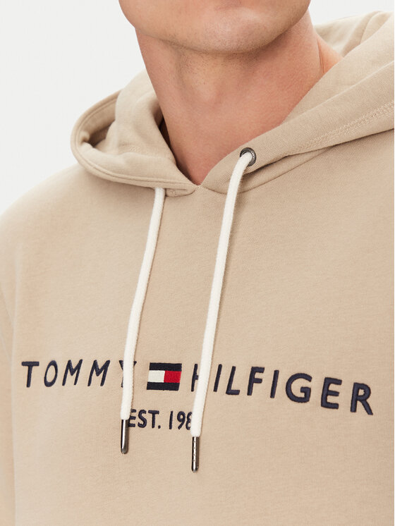 Tommy Hilfiger Tommy Hilfiger Суитшърт Logo MW0MW11599 Бежов Regular Fit