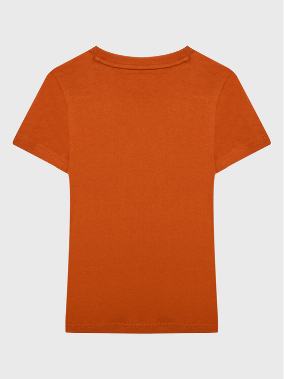 Puma Puma Tricou Alpha Holiday 670109 Portocaliu Regular Fit