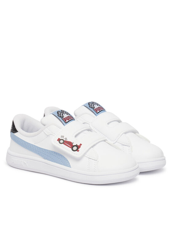 Puma Puma Сникърси Puma Smash 3.0 Racing Crew V 408386 01 Бял
