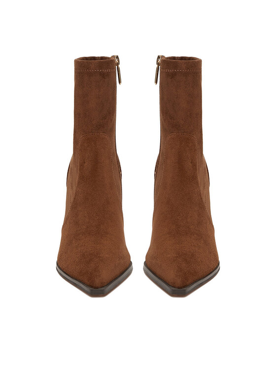 Nine West Nine West Μποτάκια EO-LBT805720-2 Ανοιχτό καφέ
