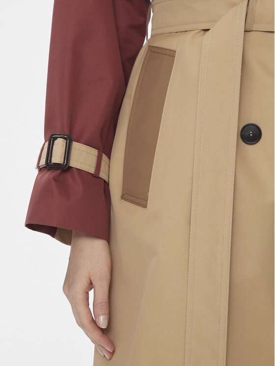 Weekend Max Mara Weekend Max Mara Trench Canasta 2415021021 Beige Regular Fit