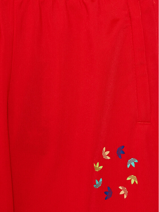Pantaloni da tuta adicolor HB9467 Rosso Regular