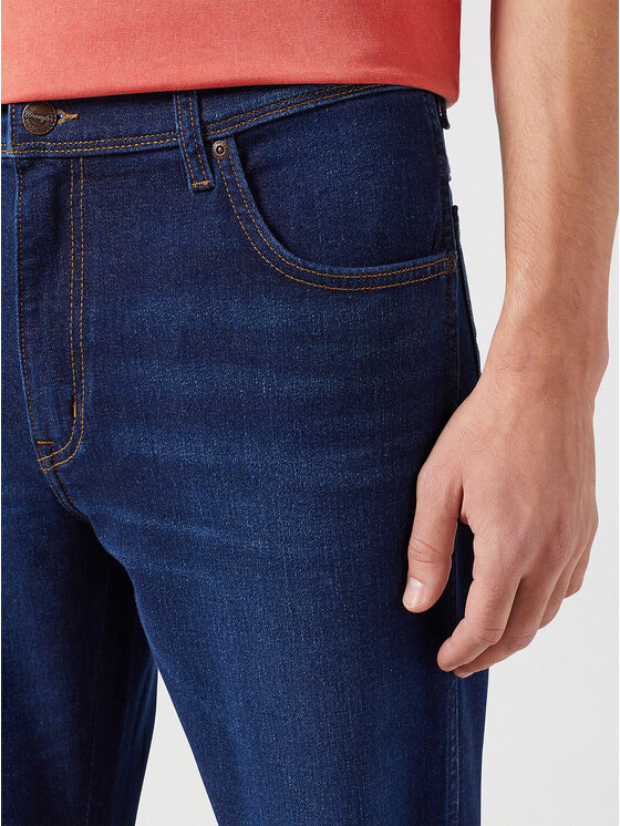 Wrangler Wrangler Jeansy TEXAS SLIM Niebieski Slim Fit