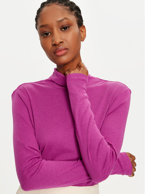 Vila Vila Rollkragenpullover Jolini 14102279 Rosa Slim Fit
