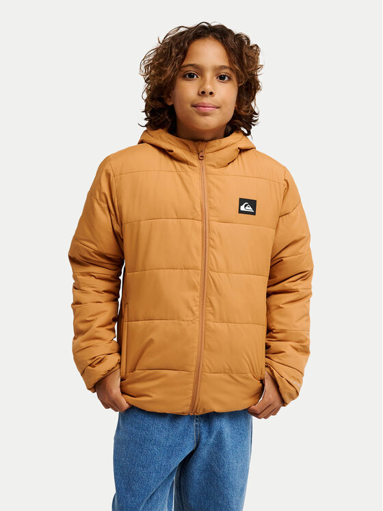 Quiksilver Quiksilver Žieminė striukė Scaly Reversible EQBJK03347 Oranžinė Regular Fit