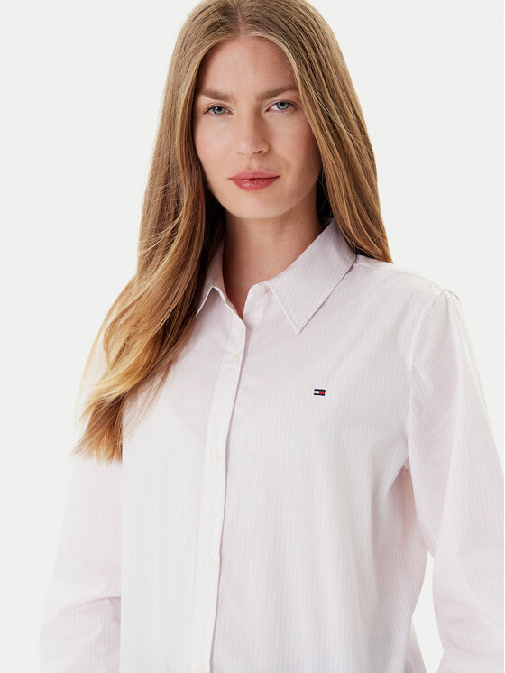 Tommy Hilfiger Tommy Hilfiger Košulja Ess WW0WW47169 Ružičasta Regular Fit