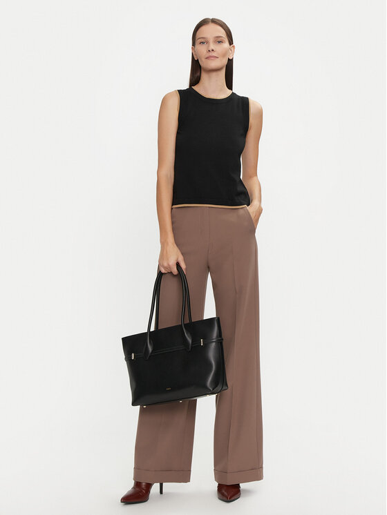 Luisa Spagnoli Luisa Spagnoli Μπλουζάκι Macinapepe 58514 Μαύρο Regular Fit