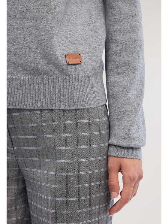 Trussardi Trussardi Maglione M0506001300N0M3 Grigio Regular Fit