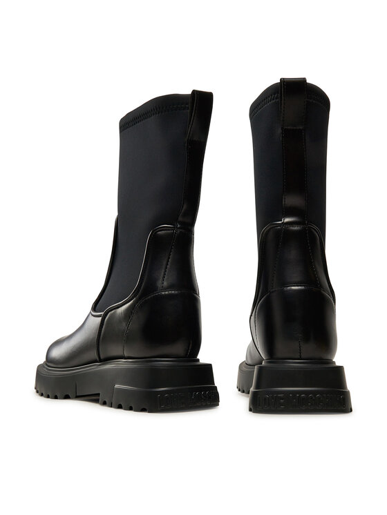 LOVE MOSCHINO LOVE MOSCHINO Čizme JA24114G0LIM600A Crna