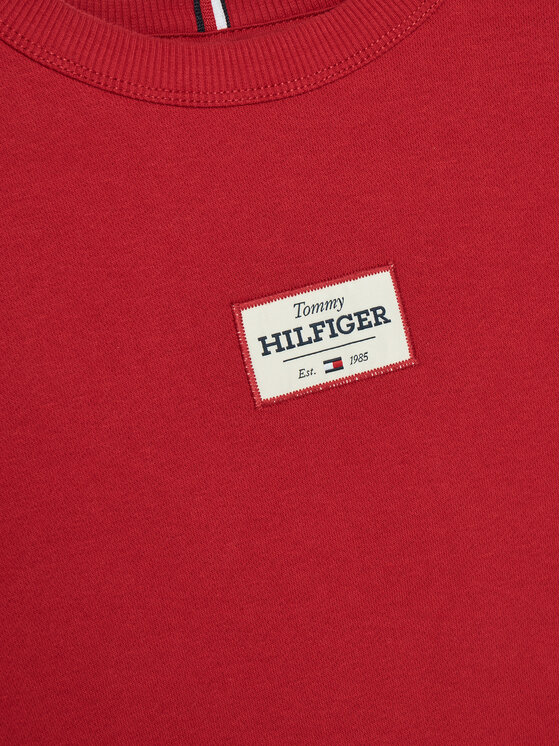 Tommy Hilfiger Tommy Hilfiger Pulóver KB0KB09315 Piros Regular Fit