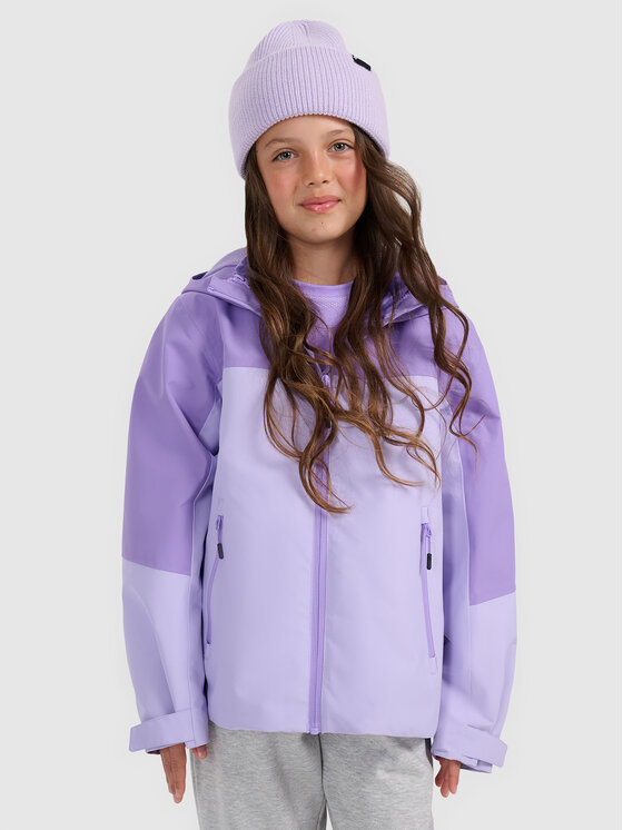 4F 4F Kurtka przejściowa OUTERWEAR Fioletowy jasny Regular Fit