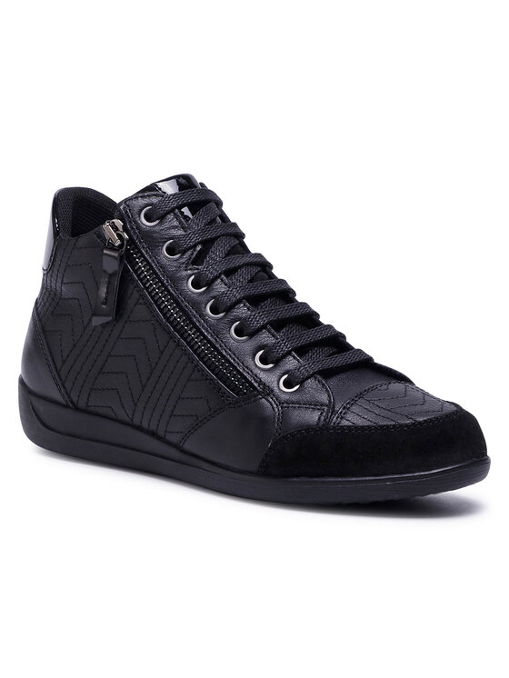 Geox Geox Sneakersy D Myria B D0468B 08522 C9999 Čierna