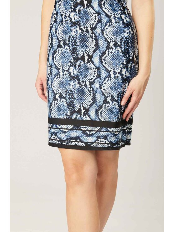 QUIOSQUE QUIOSQUE Každodenní šaty VIENNA SNAKE DRESS Barevná Regular Fit