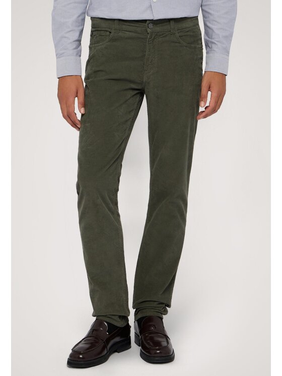 Trussardi Trussardi Pantaloni di tessuto P700H104767N035 Verde Slim Fit