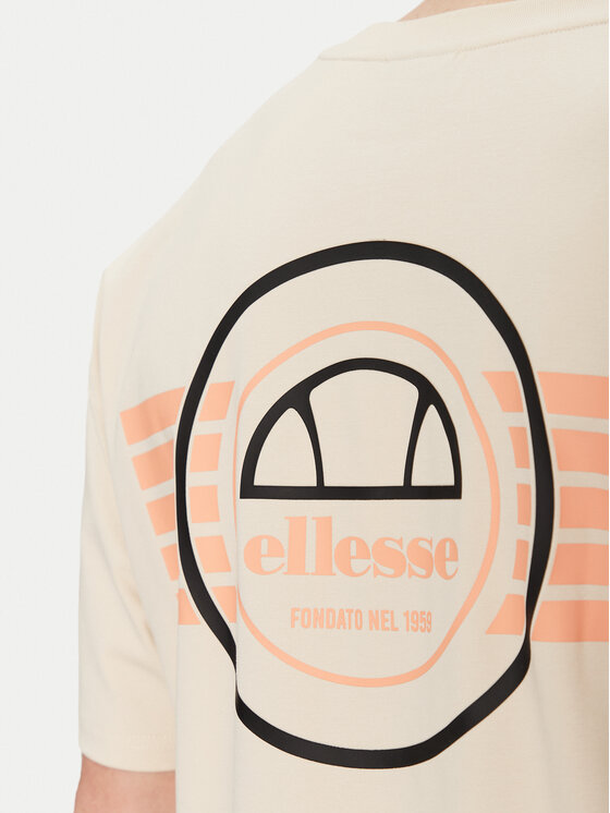 Ellesse Ellesse Marškinėliai Duomo SHZ21889 Smėlio Relaxed Fit