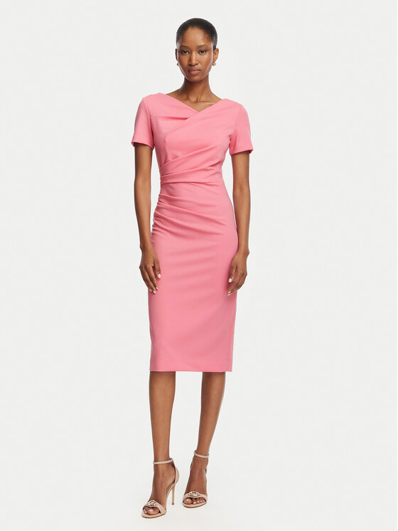 Rinascimento Rinascimento Abito da cocktail CFC0129420003 Rosa Slim Fit