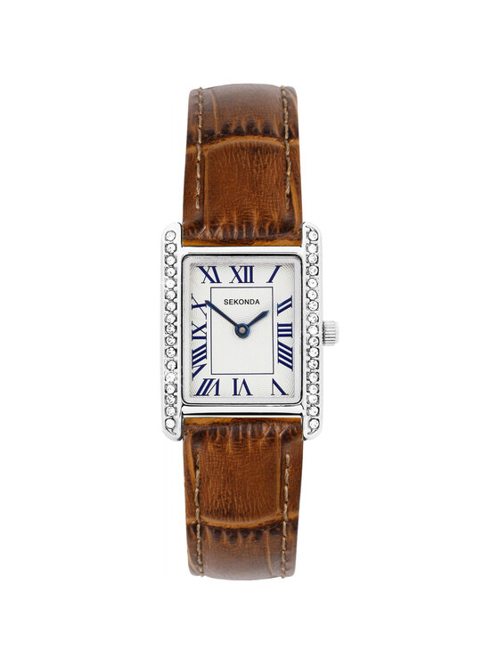 Sekonda Sekonda Zegarek 40736 Brązowy