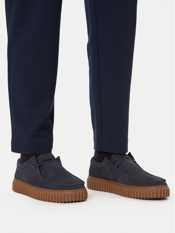 Clarks Clarks Мокасини Torhill Lo 26179708 Тъмносин