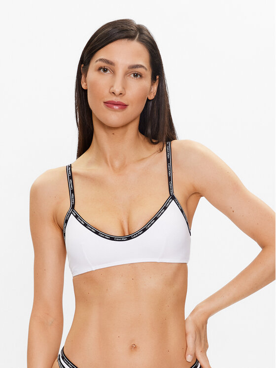 Calvin Klein Swimwear Gornji Del Bikini KW0KW01978 Bela