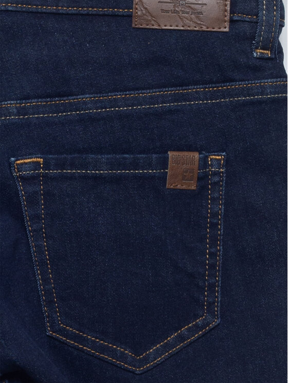 BIG STAR BIG STAR Szorty jeansowe INGRID Granatowy Slim Fit