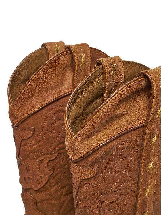Naked Wolfe Naked Wolfe Cowboystiefel Outlaw 00021 Braun