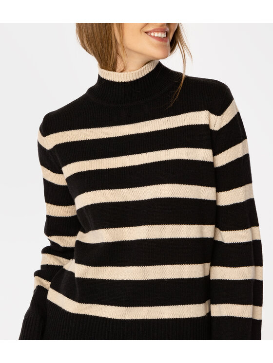 Lee Cooper Lee Cooper Sweter LUCIA Czarny Regular Fit