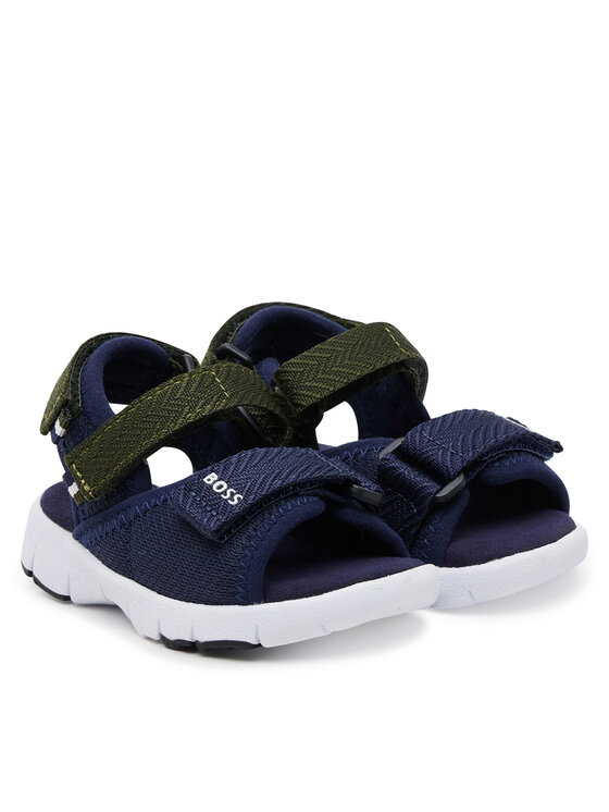 BOSS BOSS Sandales J52159 S Tumši zils
