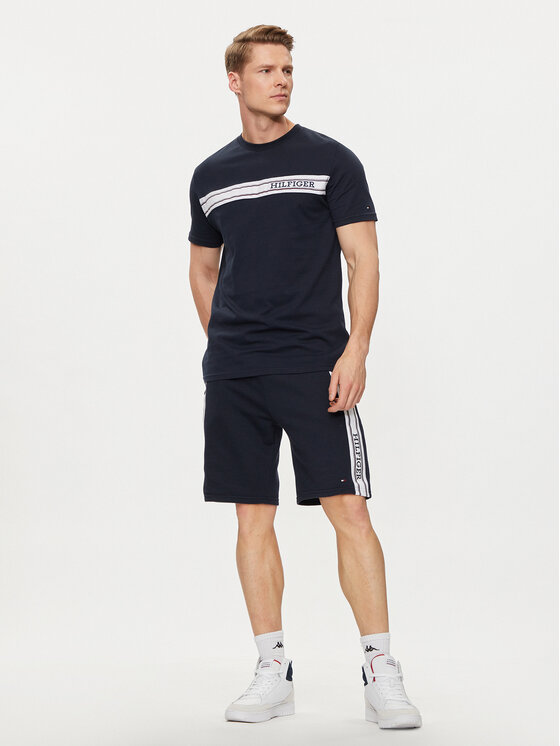 Tommy Hilfiger Tommy Hilfiger T-Shirt UM0UM03196 Dunkelblau Regular Fit