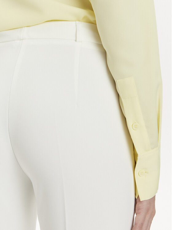 Rinascimento Rinascimento Hlače CFC0118270003 Bijela Regular Fit