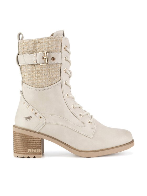 Mustang Mustang Schnürschuhe 1441-507-243 Weiß