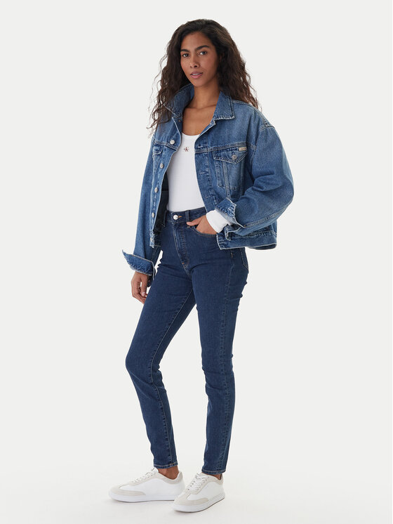 Calvin Klein Jeans Calvin Klein Jeans Τζιν LV047E611G Σκούρο μπλε Skinny Fit